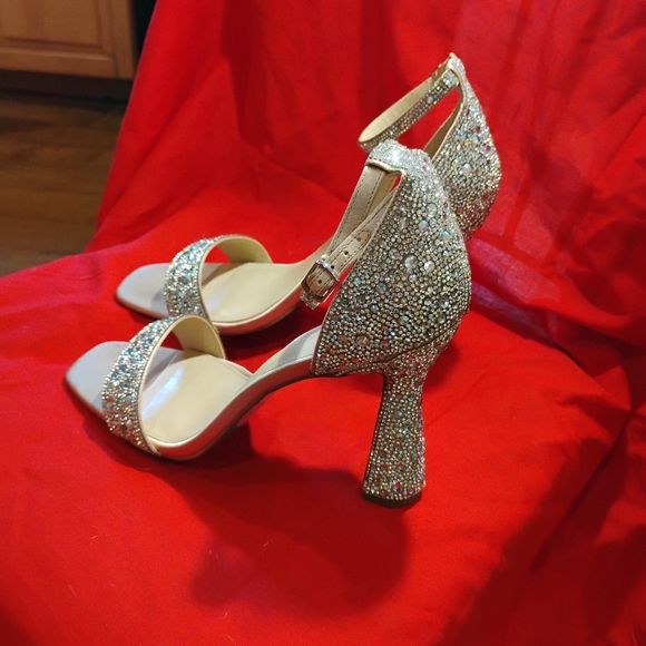 Betsey Johnson SB-Dani Rhinestone Heels Size 11M – Bridal, Prom, or Party Ready! - Picture 8 of 14